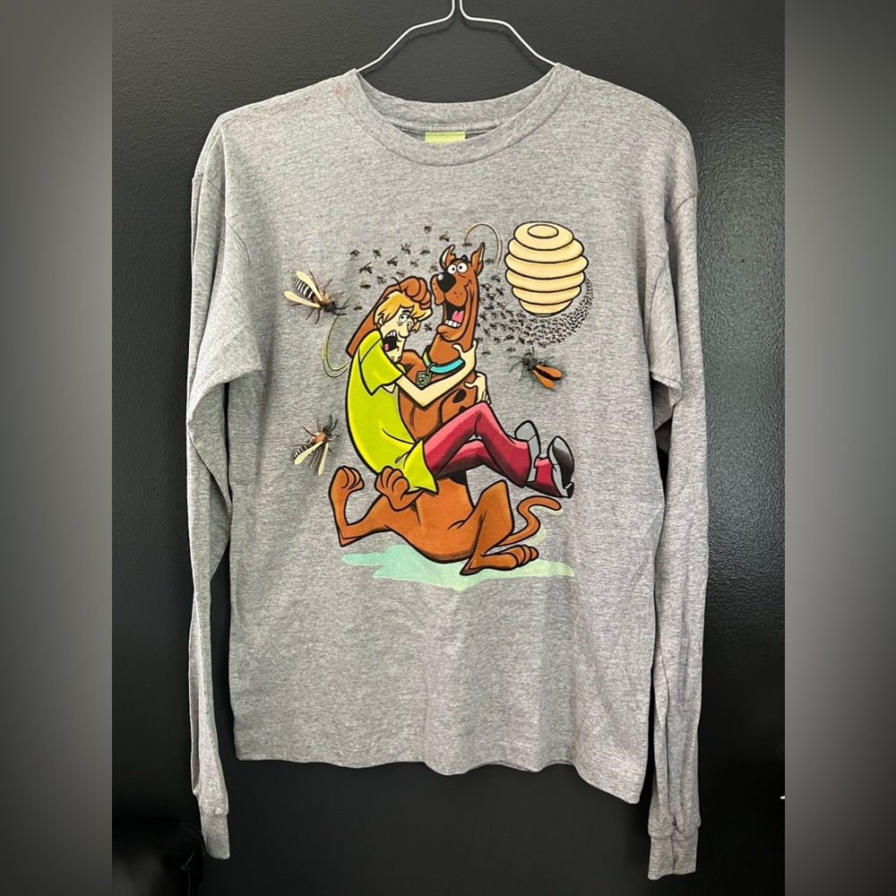 Vintage 1998 Scooby Doo Gray Longsleeve XL.
